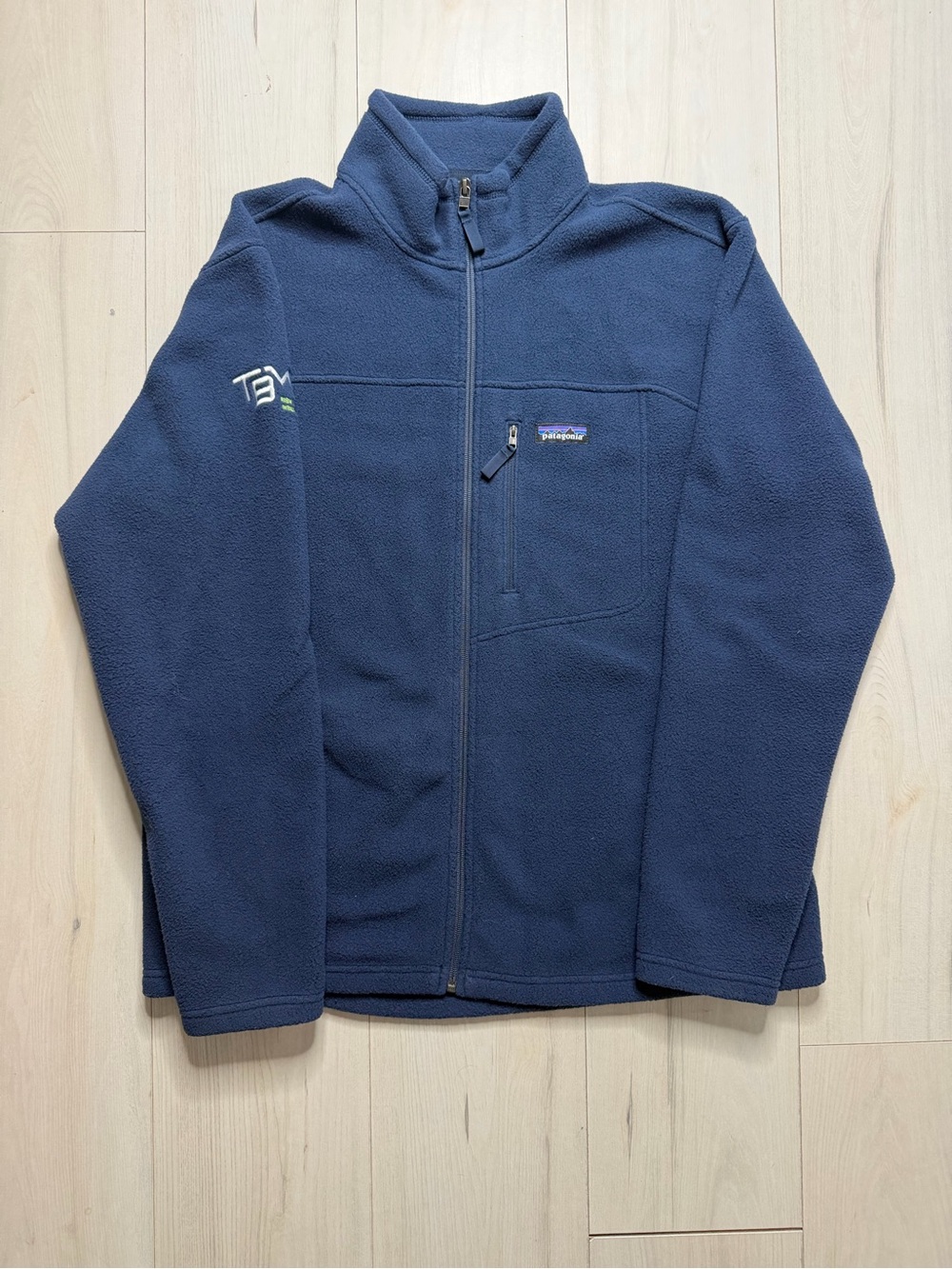 Patagonia Men’s Dark Blue Full-Zip Fleece Jacket